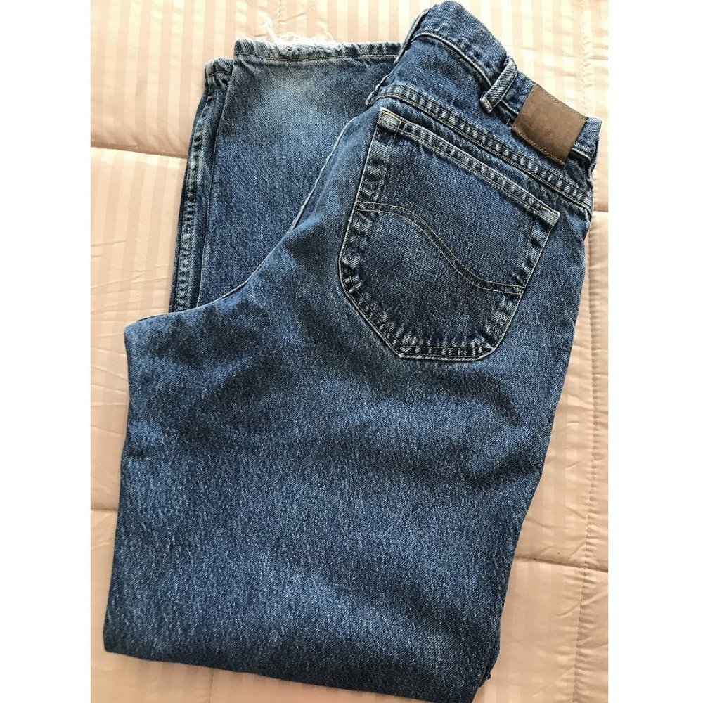 Lee Men's Blue Denim Jeans 34x30